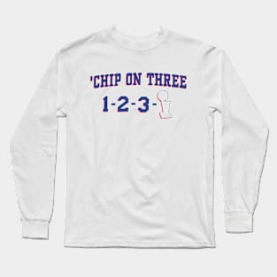 Hands in, 'Chip on Three Long Sleeve T-Shirt